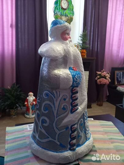 Реставрация Деда Мороза СССР из пенопласта