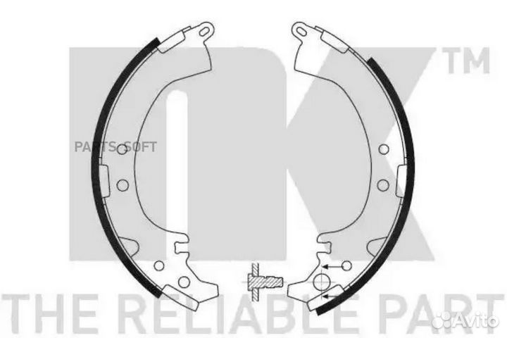 NK 2751613 тормозные колодки