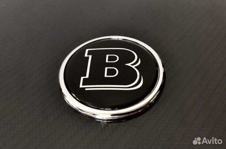 Эмблема на багажник AMG Brabus B 57 мм. 60 мм