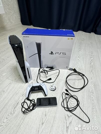 Sony playstation 5 slim с дисководом 1тб