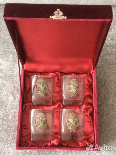 Подарочный набор бокалов усб мвд РФ