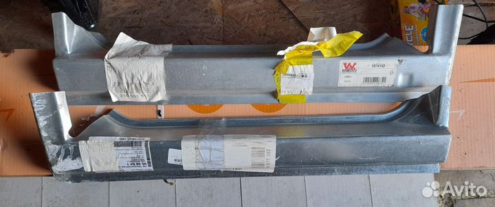 Оцинкованные пороги для Volkswagen transporter t4