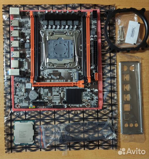 Материнская плата LGA 2011-3 x99 + 2640v4