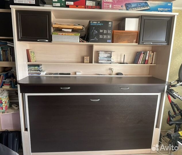 Шкаф-кровать-стол. Мебель трансформер. Мебелионика