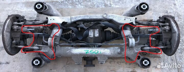 Рычаг задний нижний BMW E65