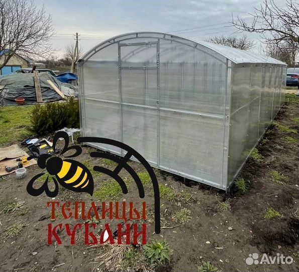 Теплица 5 на 6 усиленная