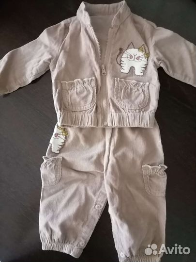 Комплект для девочки 74, новый, этикетки нет