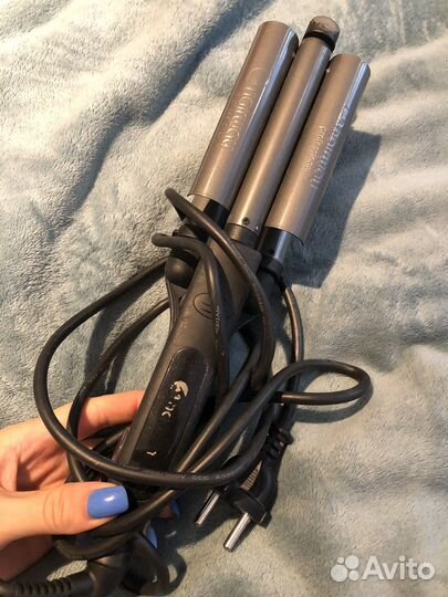Плойка тройная для волос