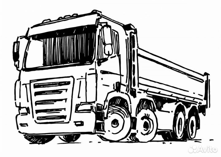 Водитель самосвала shacman