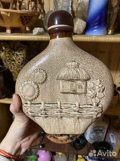 Коллекционная бутылка, кувшин набор, рюмки, стопка