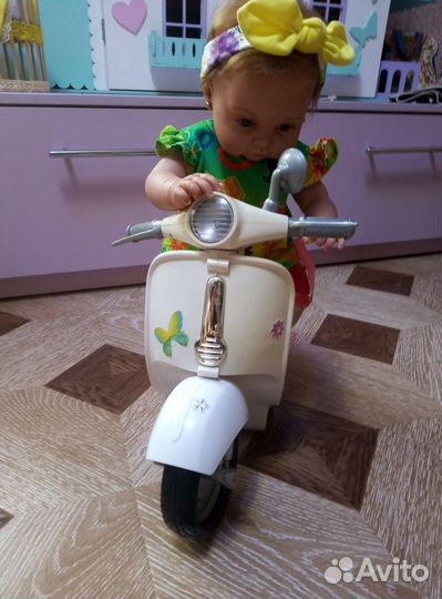 Велосипед и мото для кукол Беби Бон