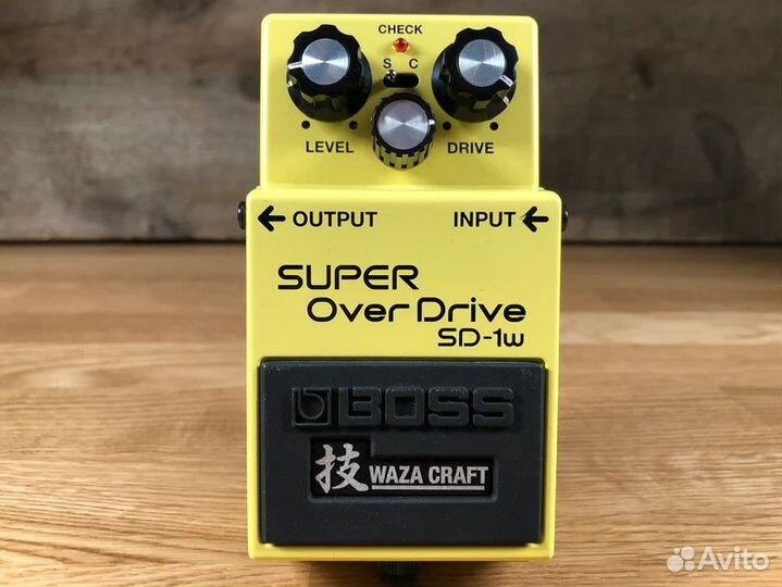 Boss SD-1W педаль овердрайв Waza Craft
