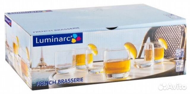 Luminarc Набор стаканов низких French Brasserie