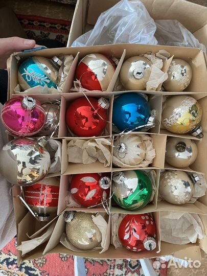 Елочные игрушки СССР советские