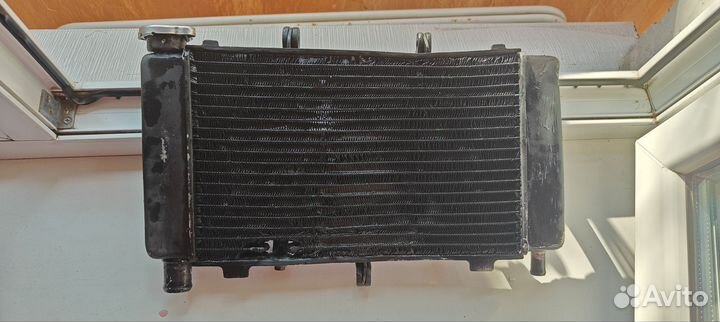 Радиатор на Yamaha fz6
