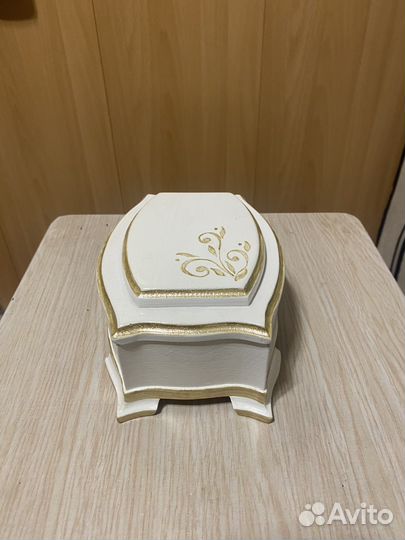 Шкатулка деревянная (ручная работа, кедр)