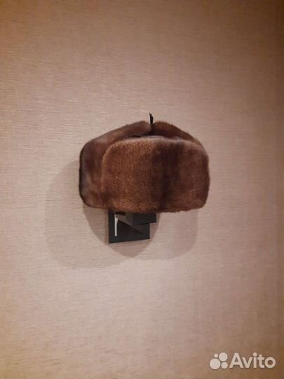 Норковая шапка мужская