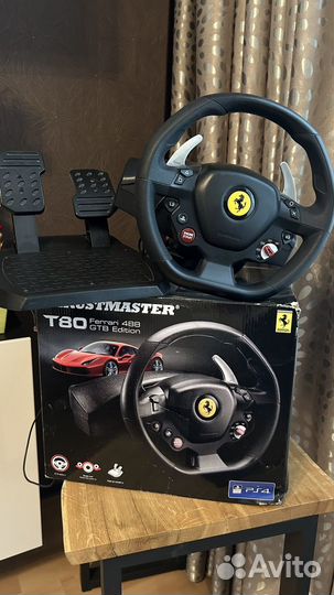 Игровой руль с педалями для ps4/3