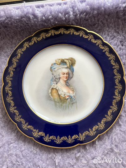 Тарелка декоративная, портрет Мария Антуанетта