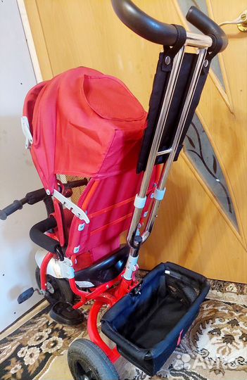 Велосипед с родительской ручкой. торг