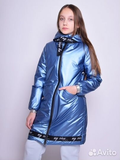 Пальто для девочки демисезонное 152 158