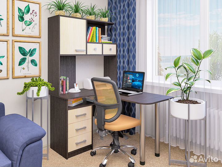 Угловой письменный стол 