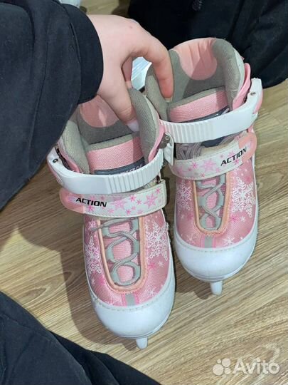 Коньки детские раздвижные 26-29