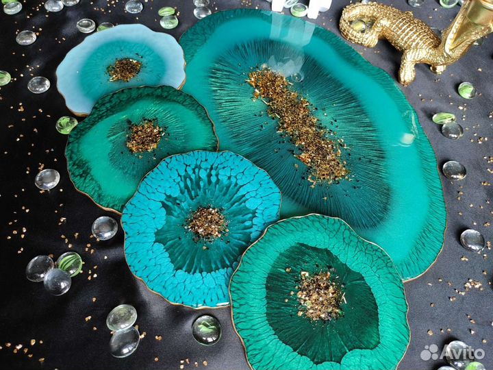 Изделия из эпоксидной смолы в наличии и на заказ