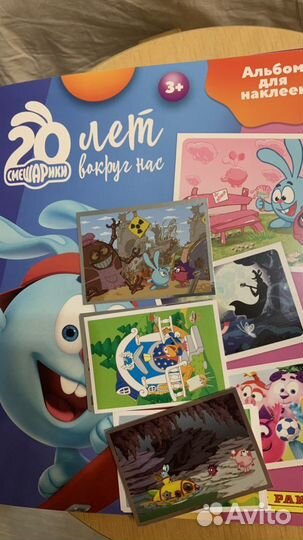 Наклейки panini One Piece/donald duck/Смешарики