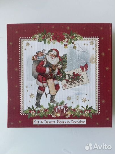 Набор новогодних тарелок