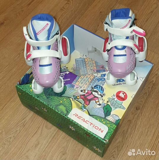 Роликовые коньки детские раздвижные