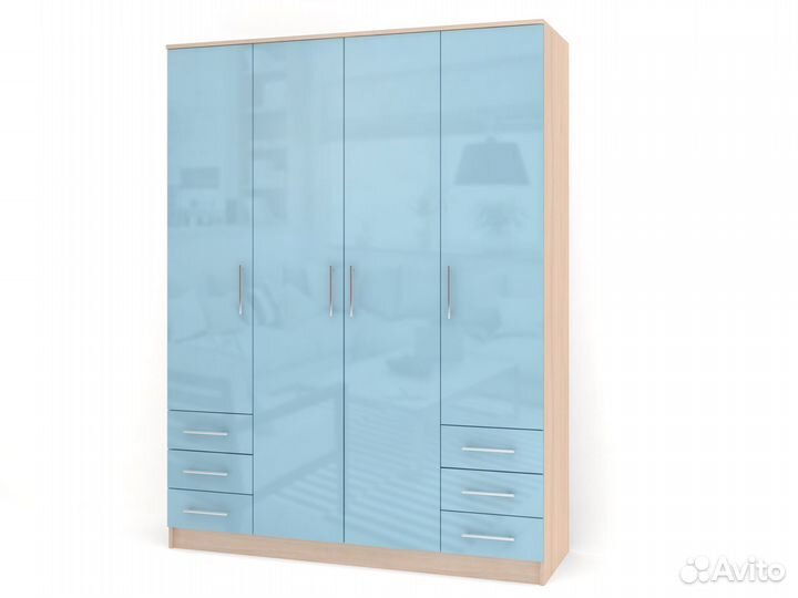 Шкаф четырехстворчатый 