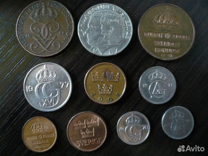 Монеты Швеции (наборы)