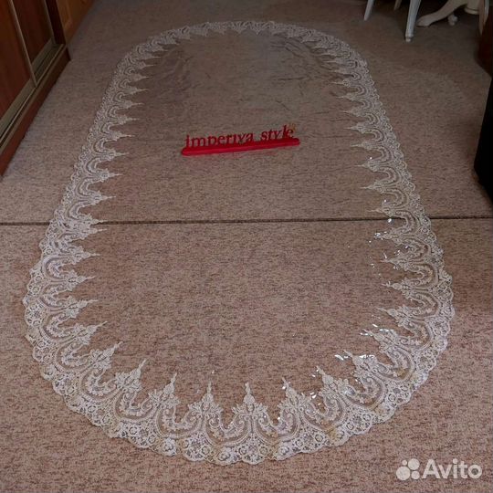 Силиконовая скатерть с кружевом Богема