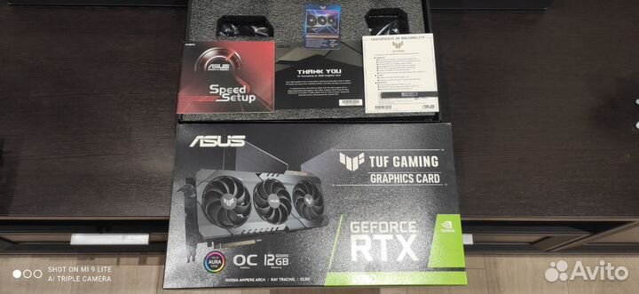 Видеокарта asus TUF Gaming GeForce RTX 3060 OC