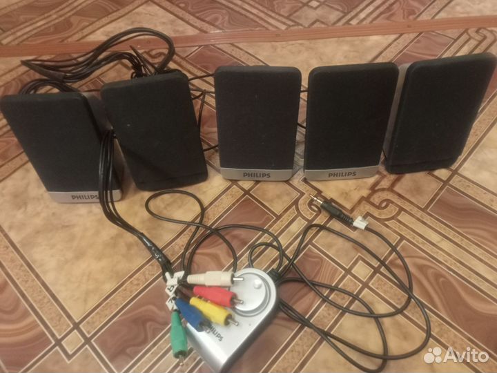 Колонки от домашнего кинотеатра philips
