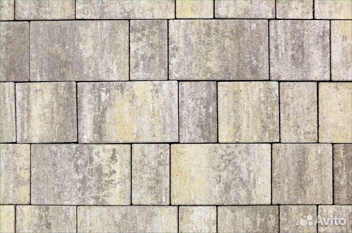 Тротуарная плитка старый город Базальт