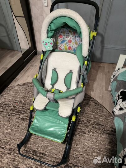 Санки коляска nika kids