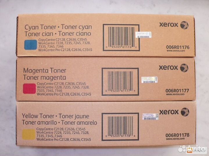 Картридж 006R01175, 006R01176, 006R01177, 006R0117