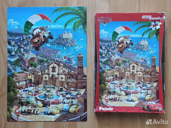 Пазлы детские Тачки, 260