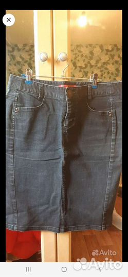 Юбка джинсовая