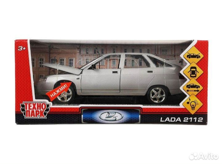 LADA 2112 модель металлическая Технопарк