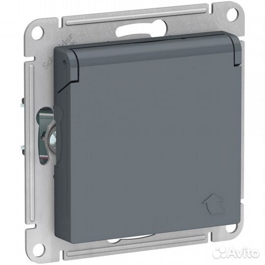 Розетка Schneider Electric AtlasDesign с заземлени