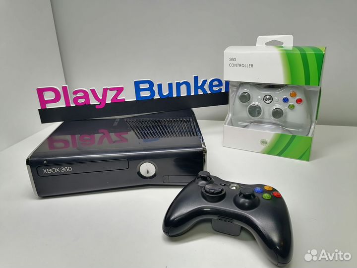 Xbox 360S +2джоя Прошита 999игр