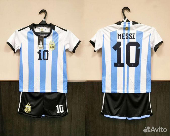 Детская футбольная форма Месси Аргентина