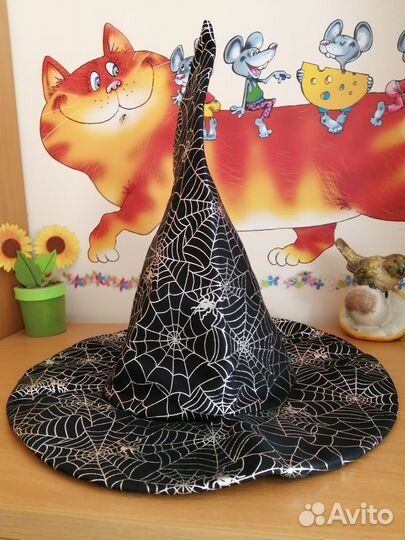 Шляпа колдуньи для праздника