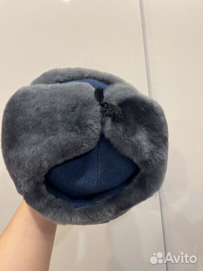 Меховая мужская шапка ушанка