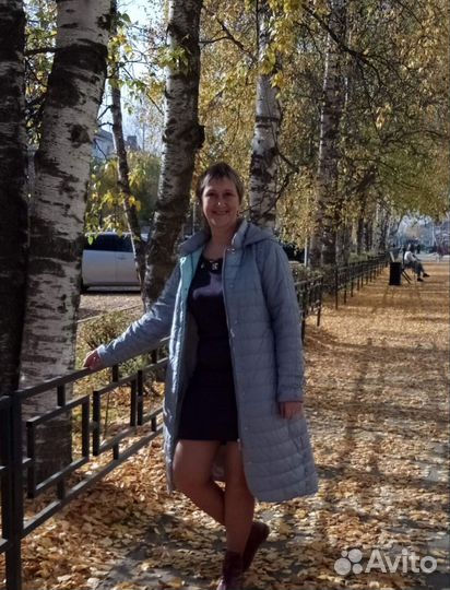 Пуховик легкий женский 46-48