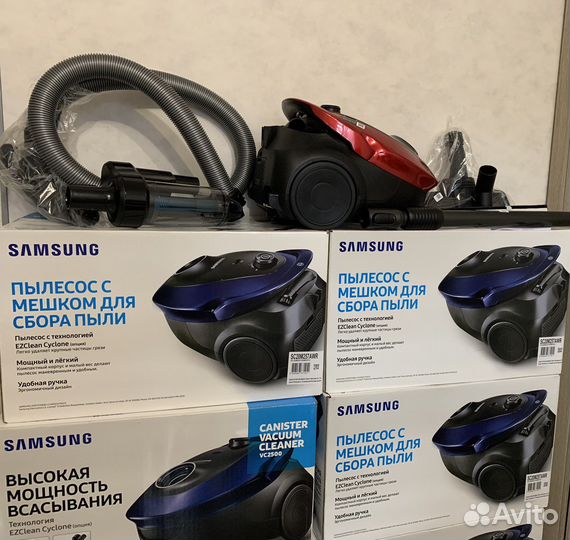 Пылесос Samsung vc20m257awr новый
