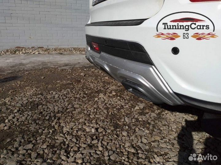 Накладка заднего бампера Лада (ваз) Икс Рей